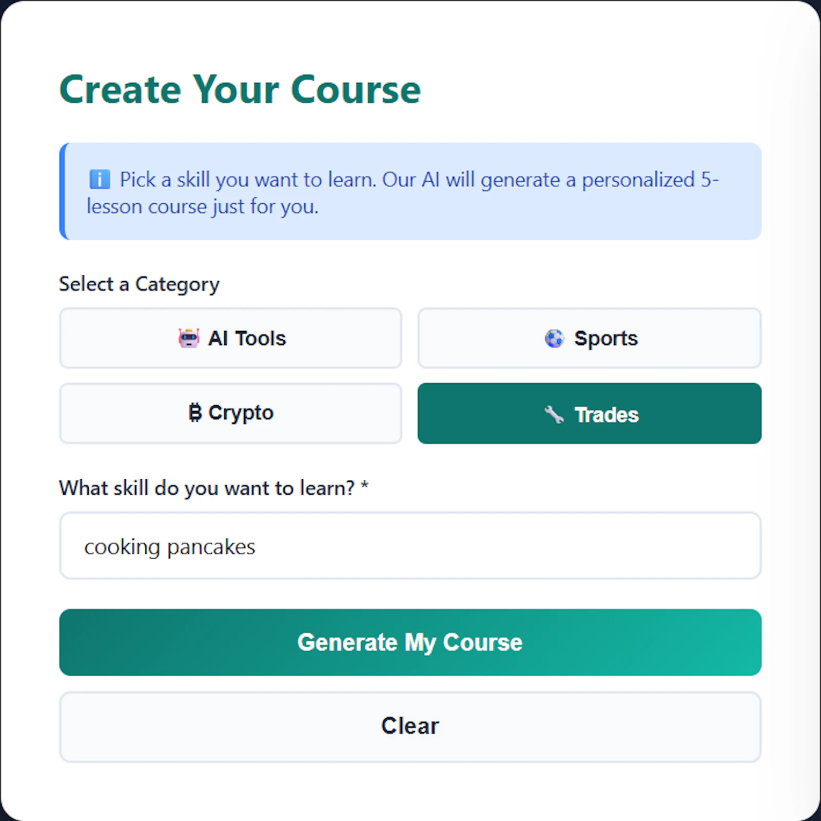 MicroLearn screenshot 1