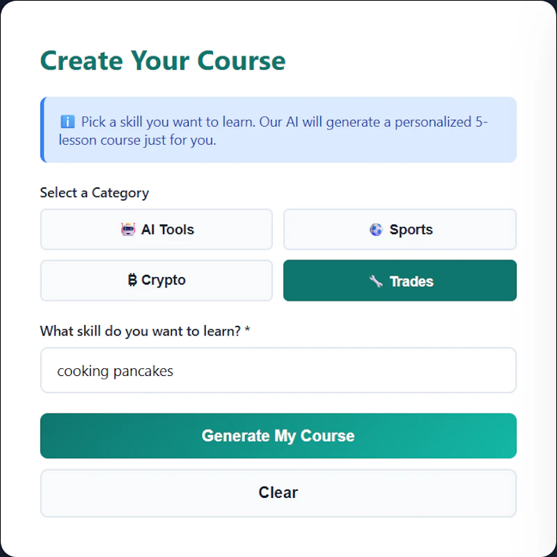 MicroLearn screenshot 1