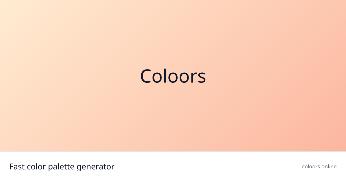 Coloors gallery image