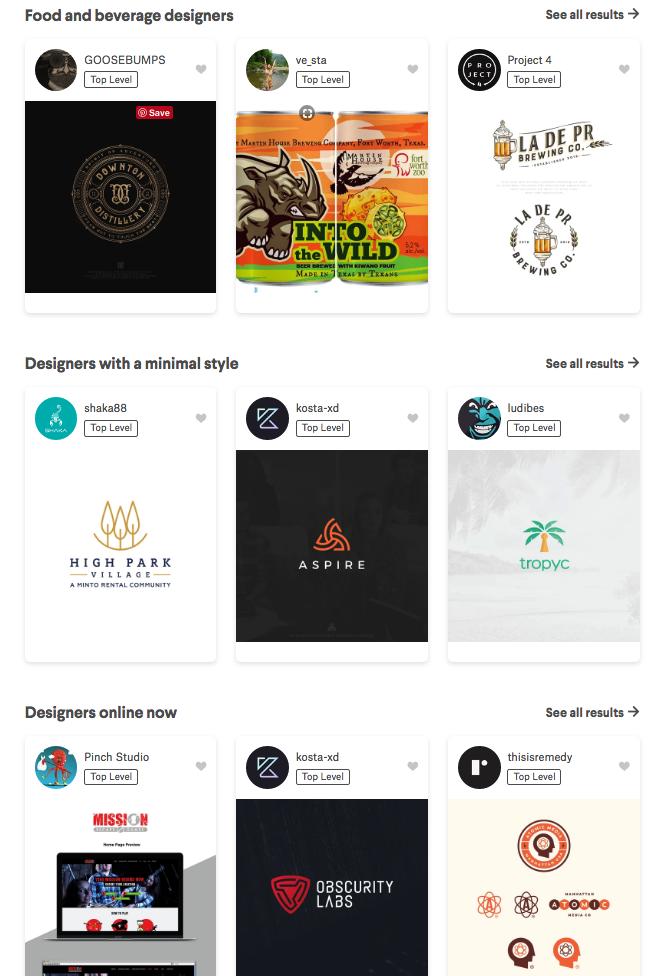 99 Designs gallery image