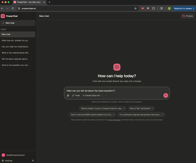 ProperChat screenshot 3