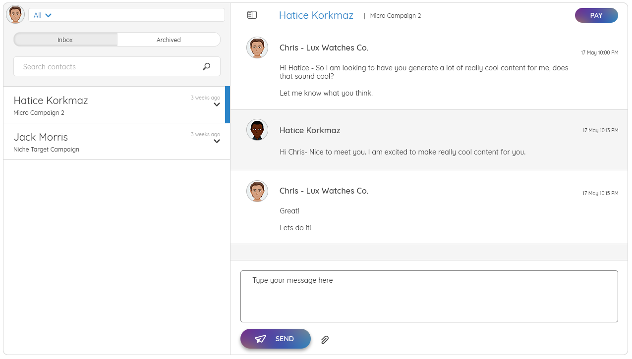 Endorsify gallery image