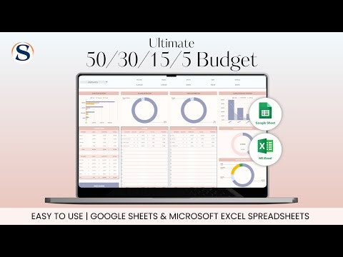 Monthly Budget Spreadsheet Template gallery image