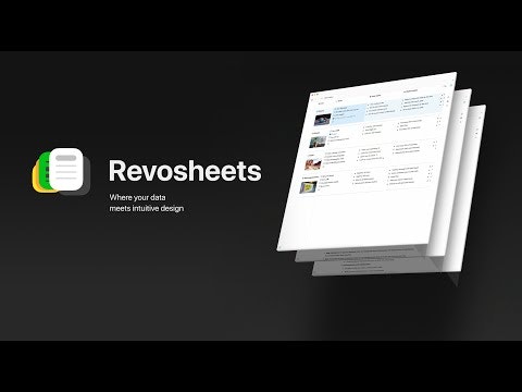 startuptile Revosheets-Your one-stop spreadsheet editor