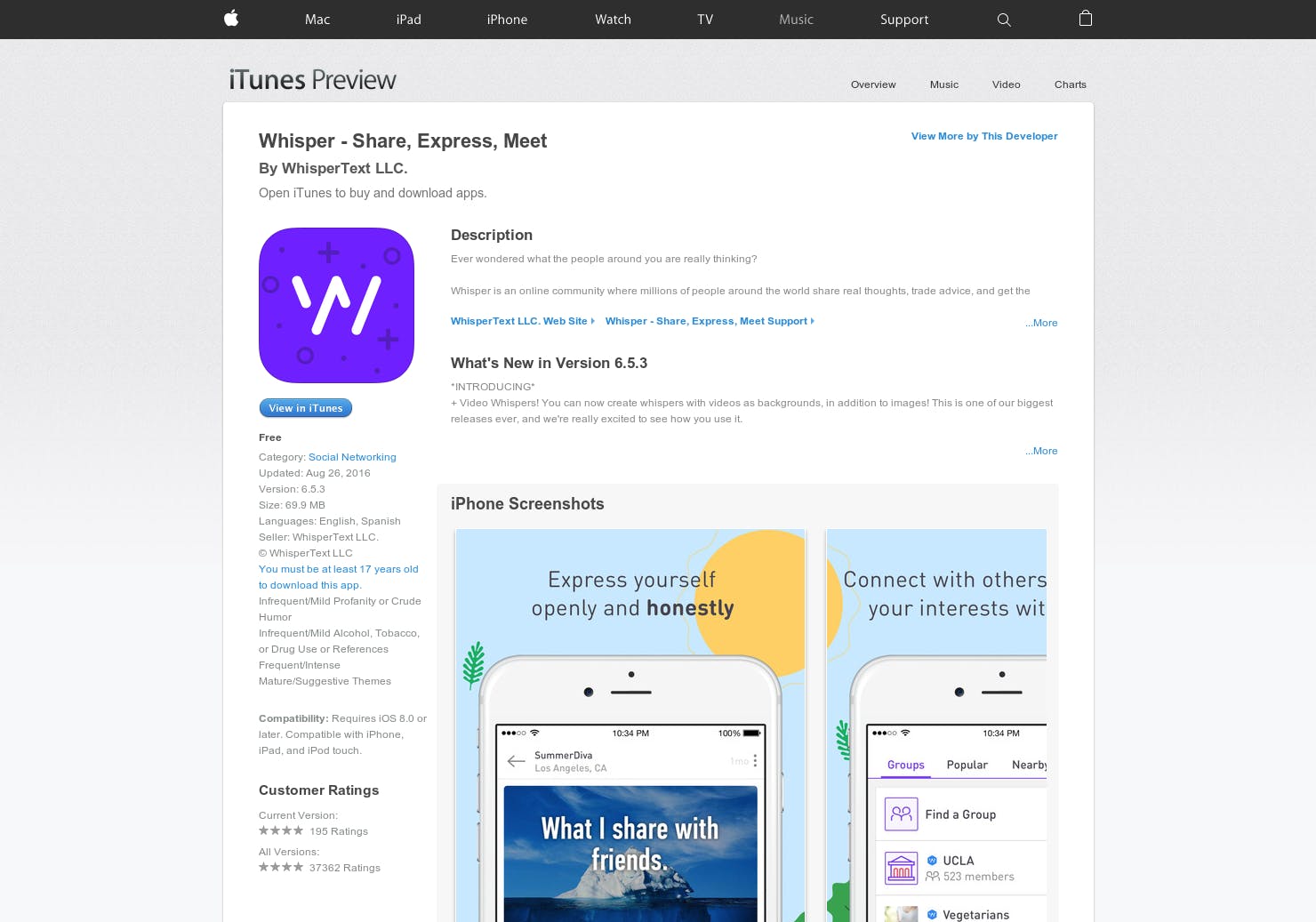 Whisper 4.0 (iOS) media 1