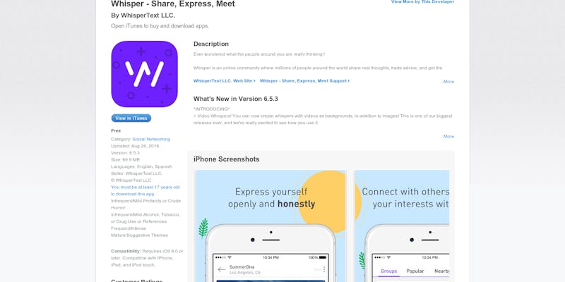 Whisper 4.0 (iOS) media 1