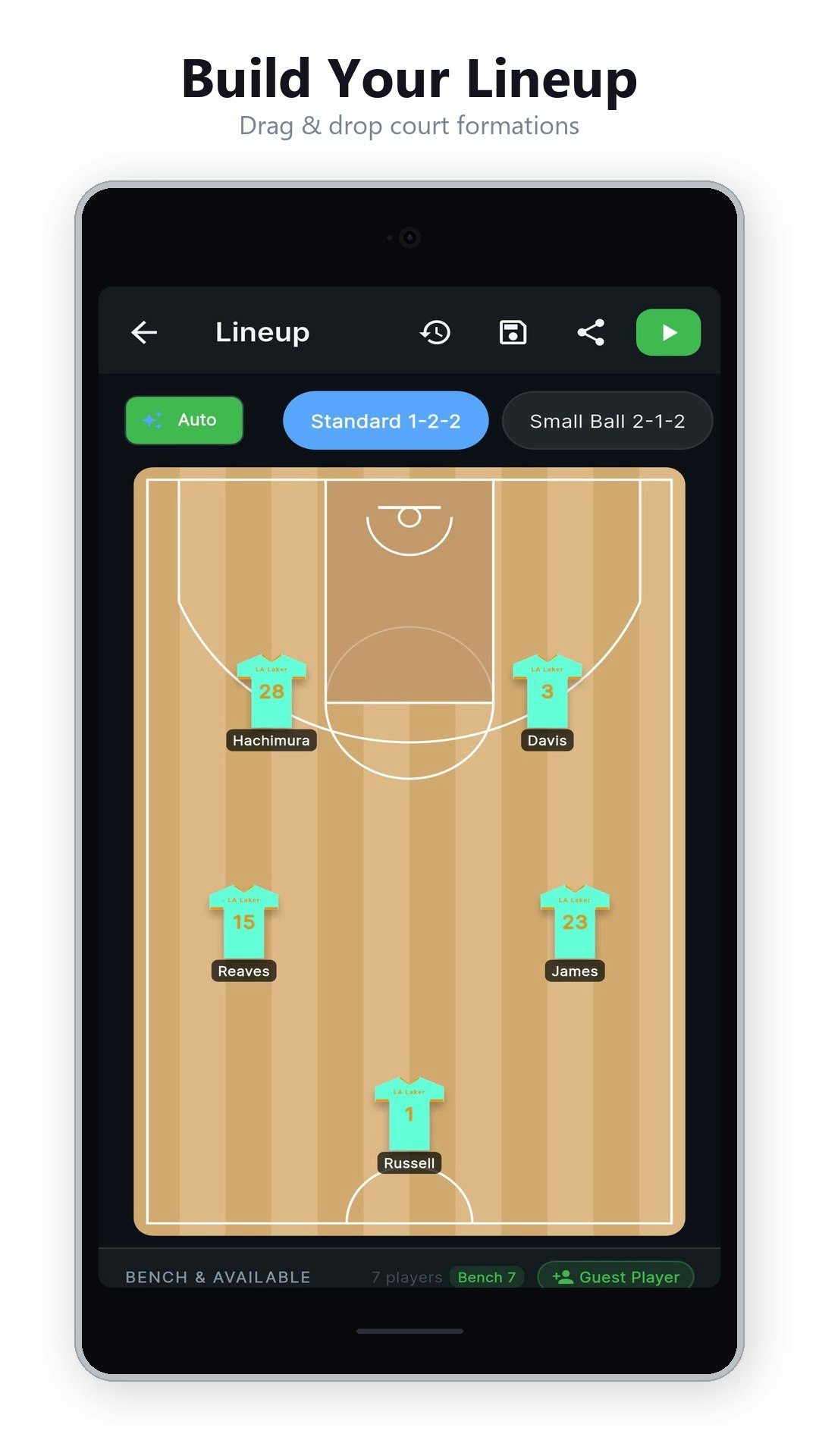 The Coach - Basketball Lineup gallery image