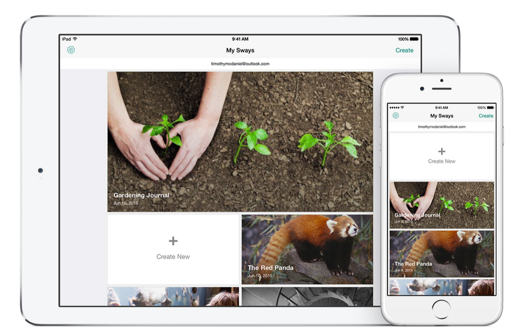 Sway for iOS gallery image