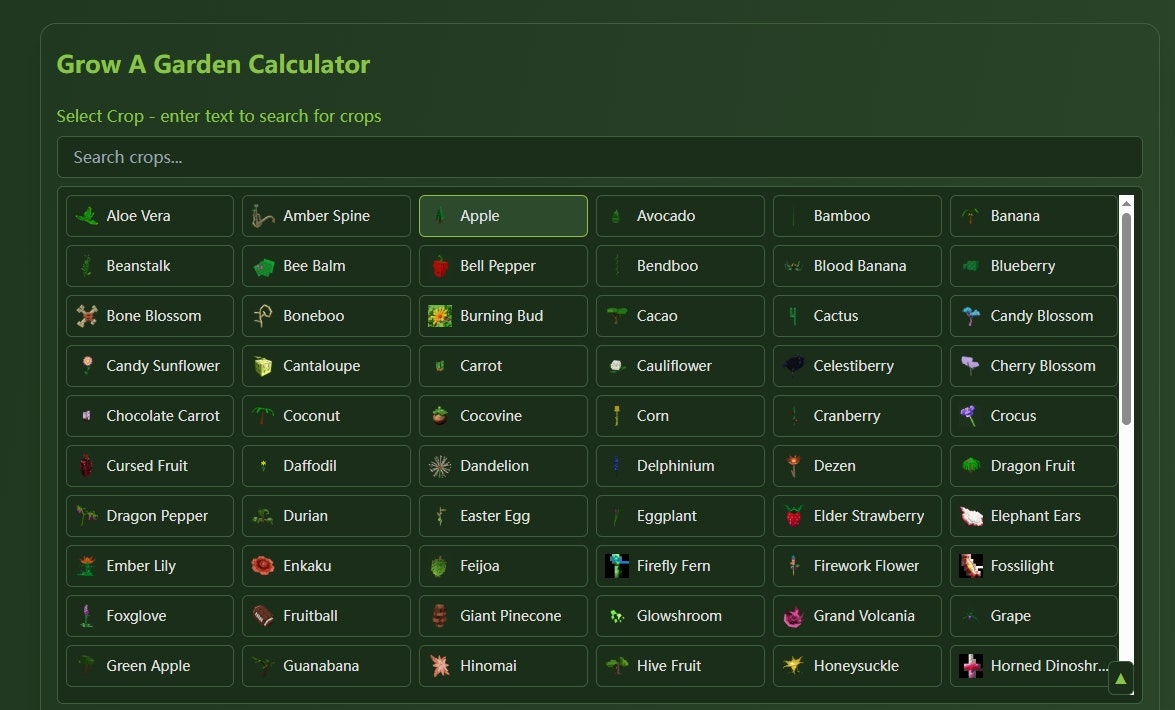 Grow A Garden Calculator gallery image