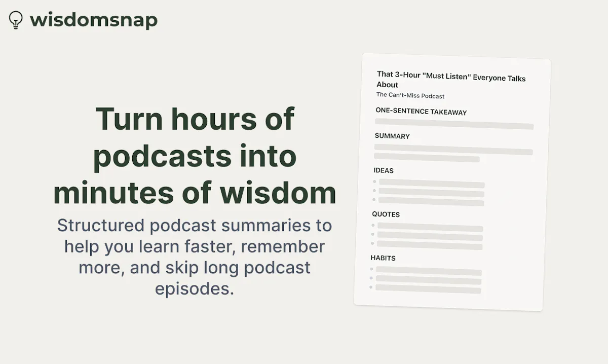 WisdomSnap