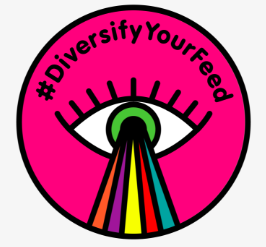 #DiversifyYourFeed logo