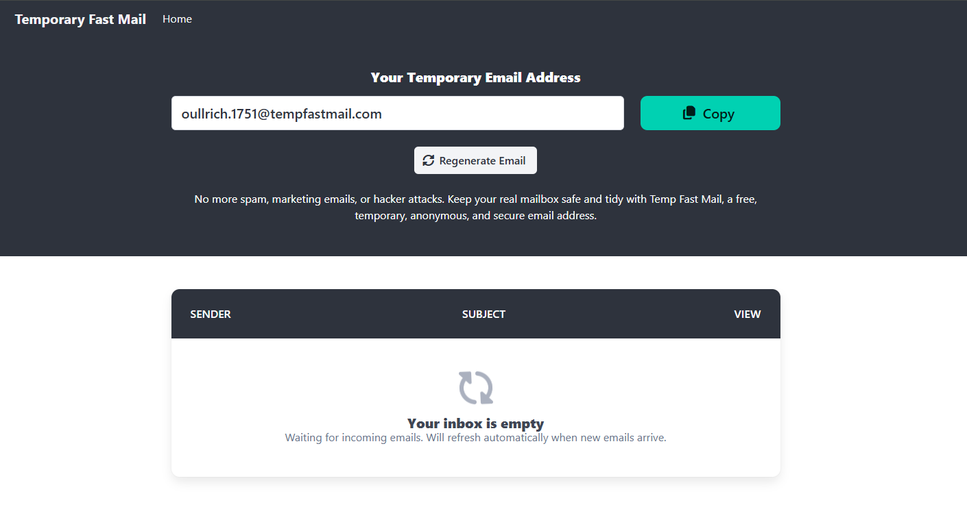 Temp Fast Mail gallery image