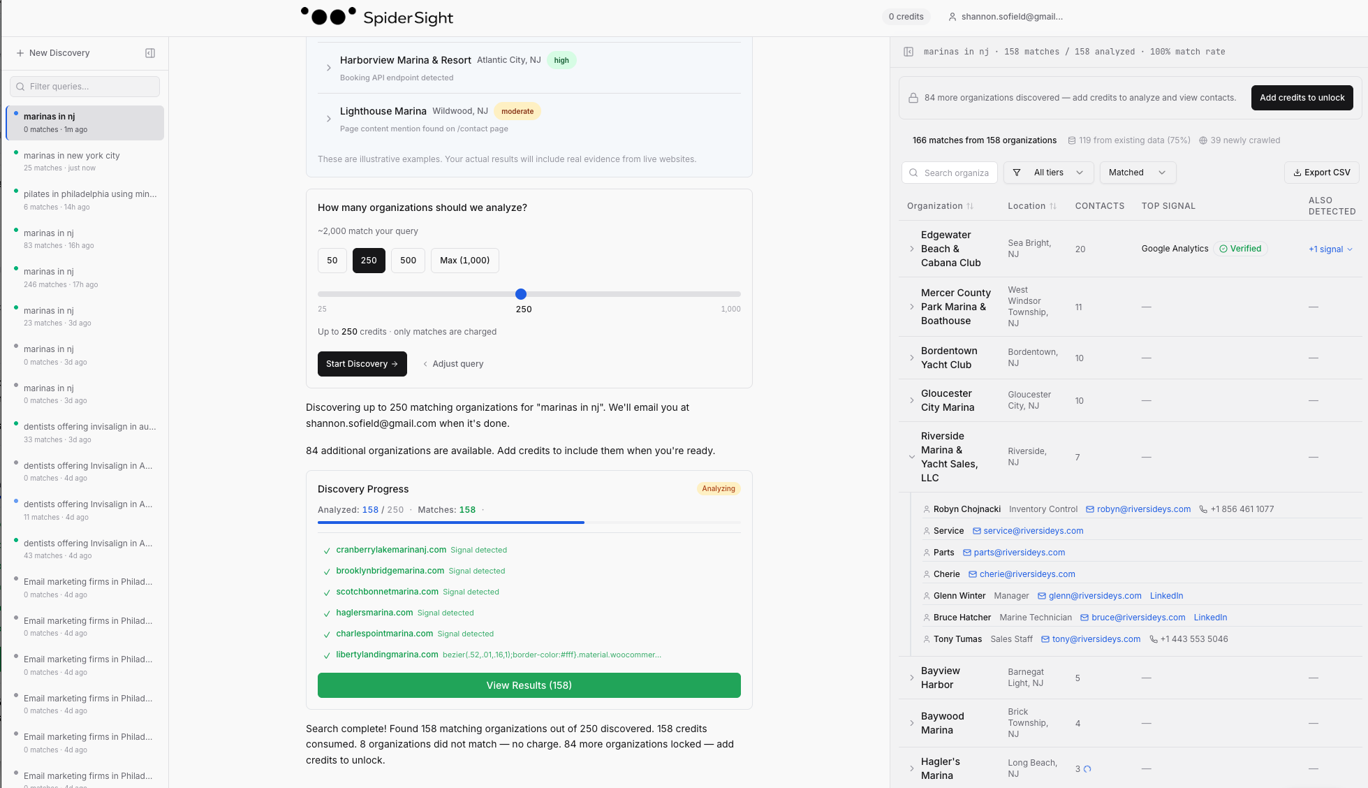 SpiderSight — Market Discovery Engine gallery image