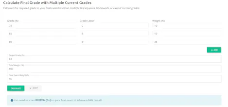 Final Grade Calculator gallery image