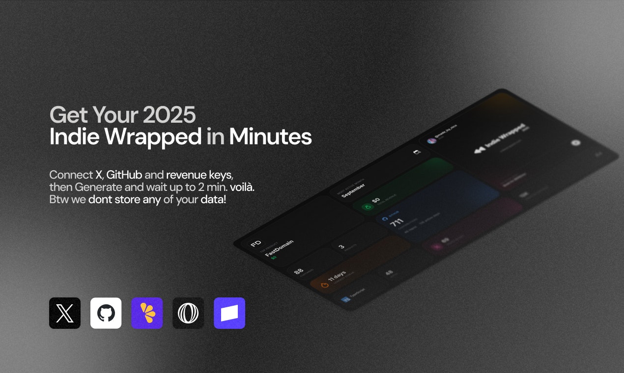 IndieWrapped - Screenshot 2 showing product features and functionality