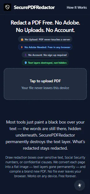 SecurePDFRedactor gallery image