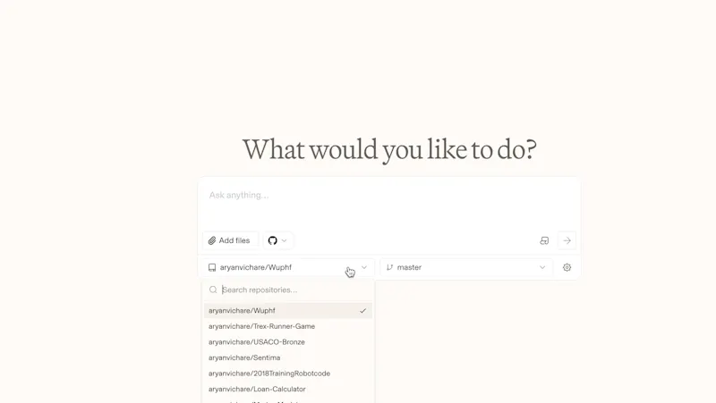 Arena Agent Mode with GitHub screenshot 3