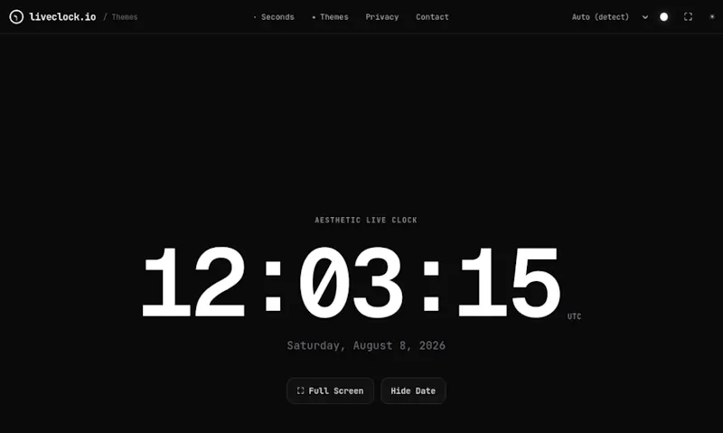 LiveClock Online screenshot 3