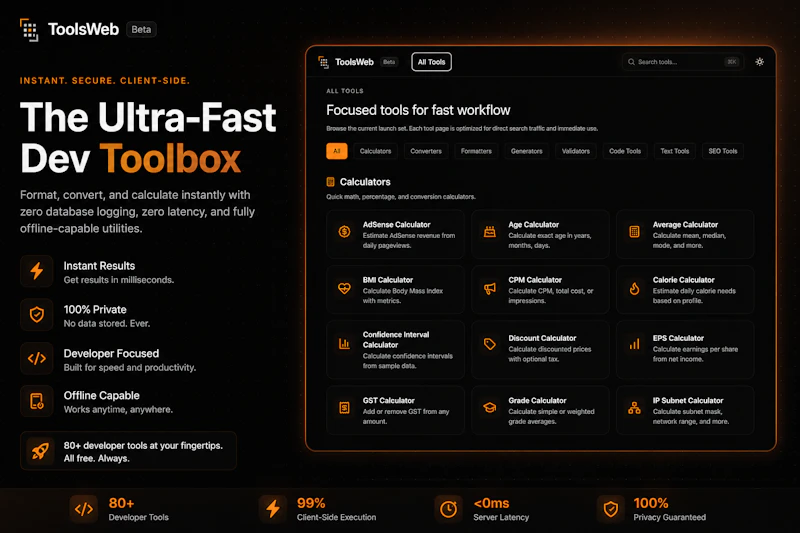 ToolsWeb screenshot 1