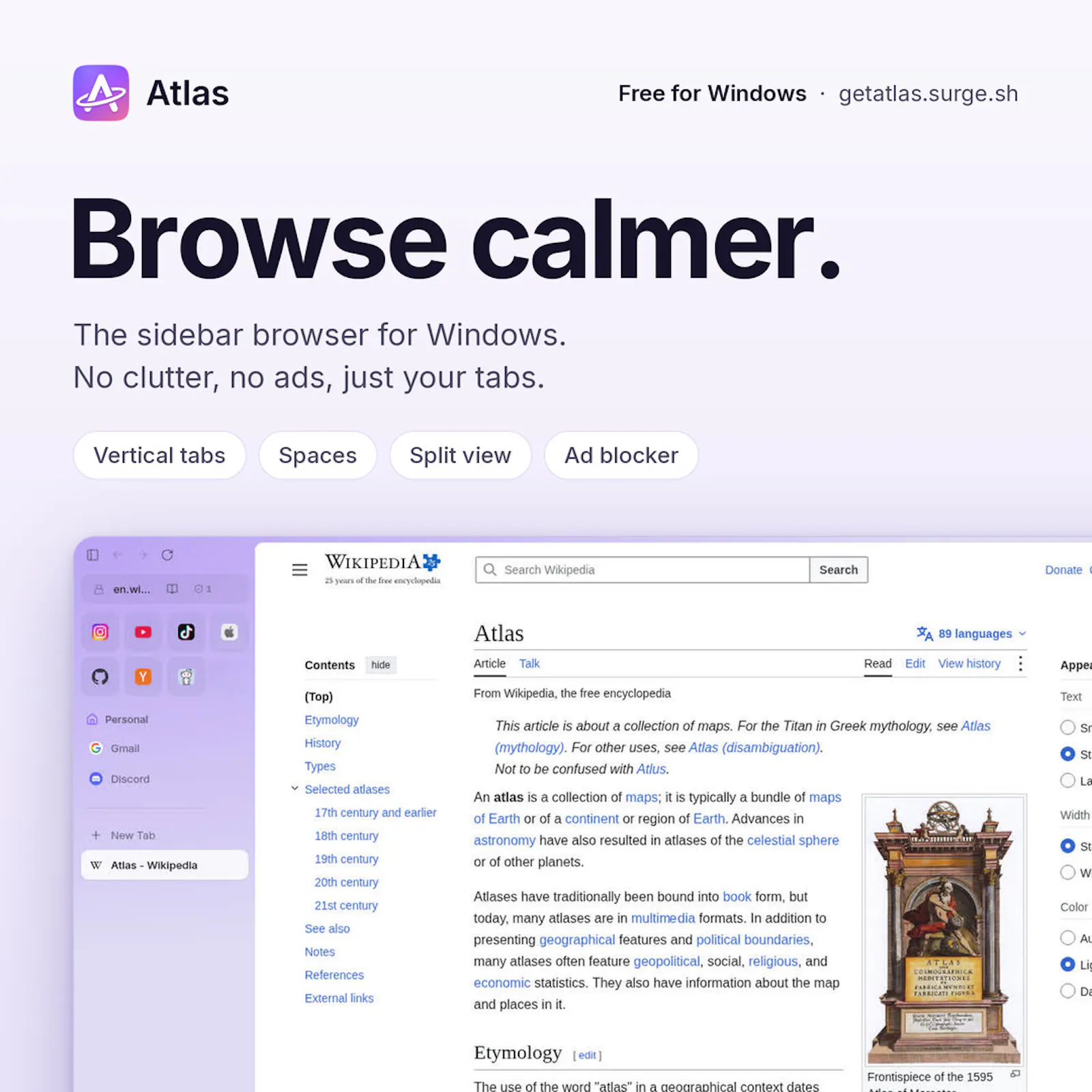 Atlas screenshot 1