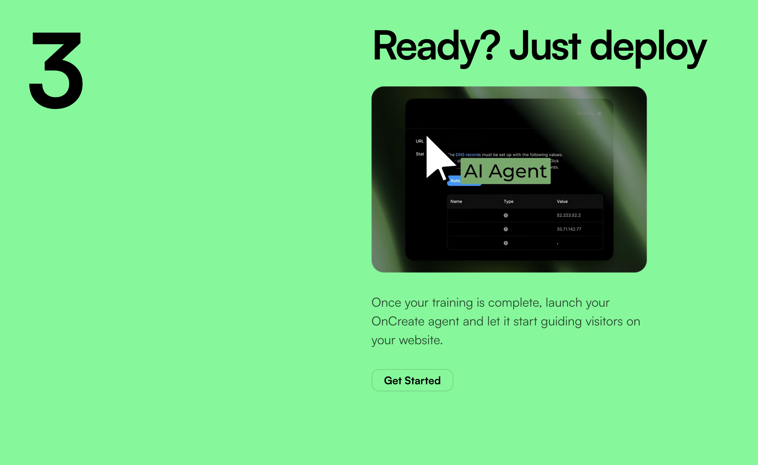 OnCreate AI - Screenshot 5 showing product features and functionality