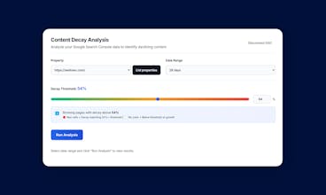 Content Decay Tool (by Wellows) gallery image