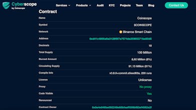 Cyberscan from Cyberscope.io gallery image