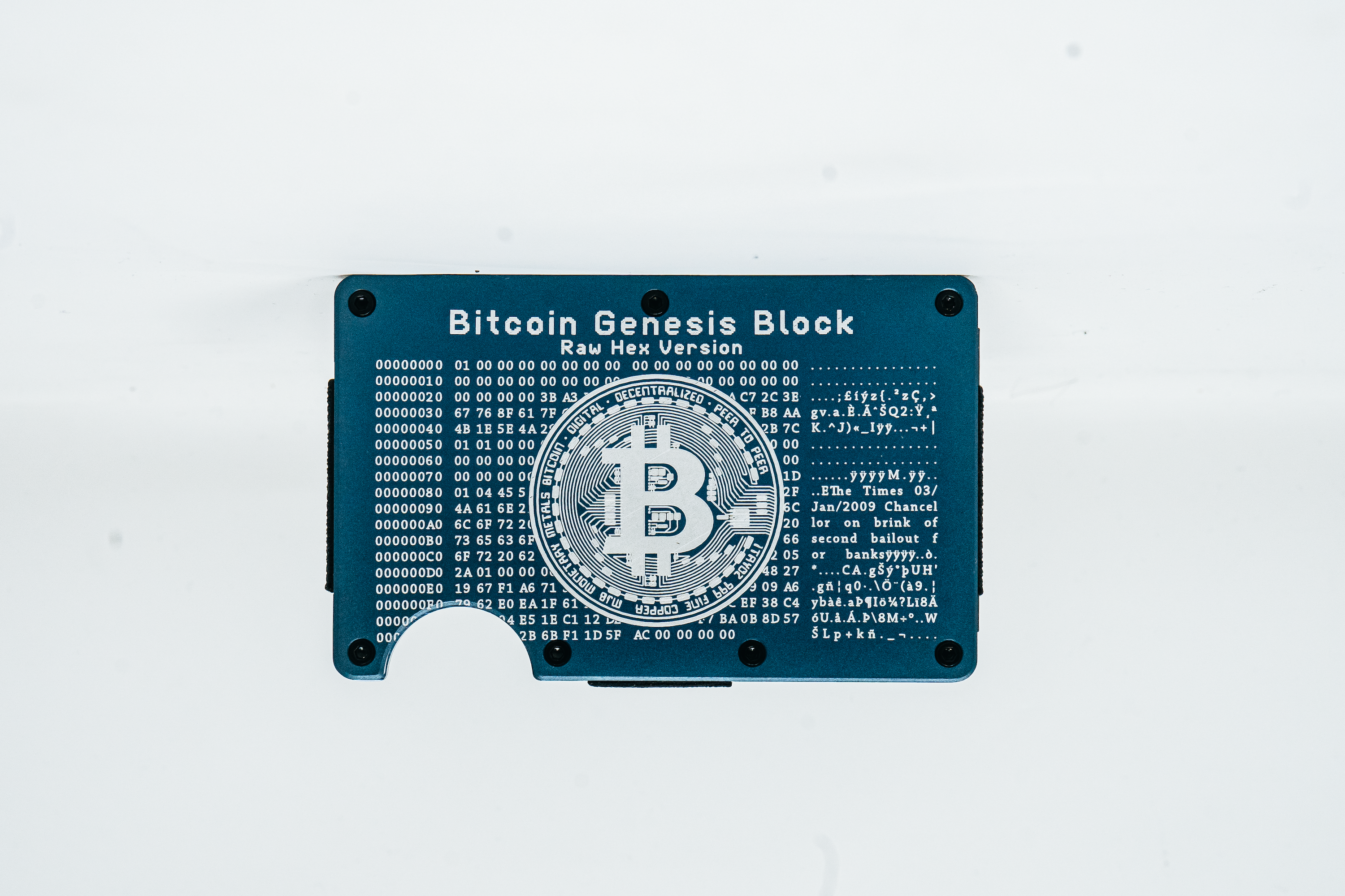 Média Portefeuille de cartes de crédit pour les amateurs de Bitcoin - Montrez votre amour pour Bitcoin dans le style 16