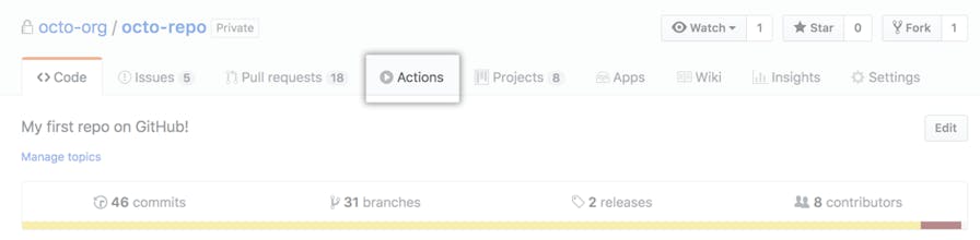 GitHub Actions gallery image
