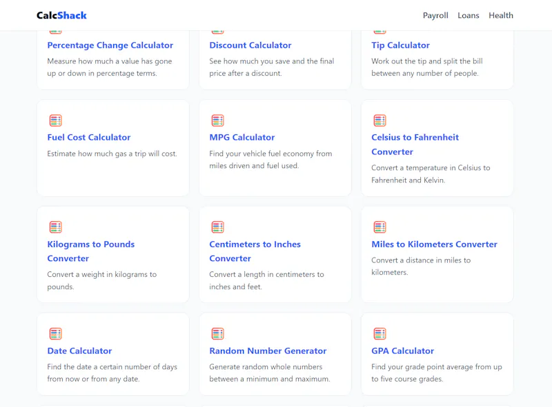 CalcShack screenshot 5