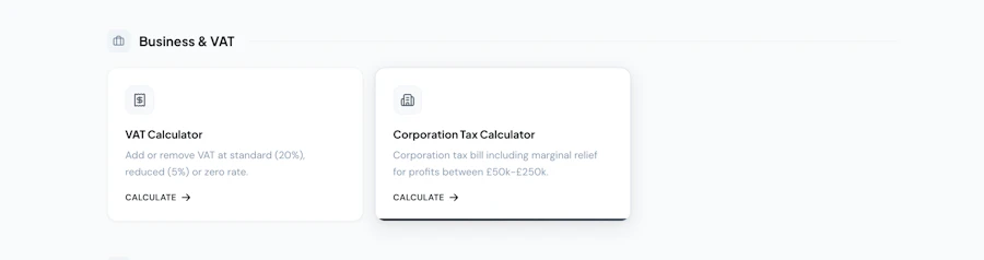 TaxSight features