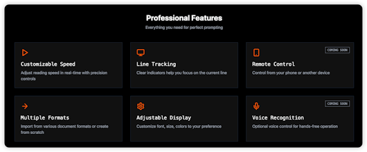 Teleprompter.today gallery image
