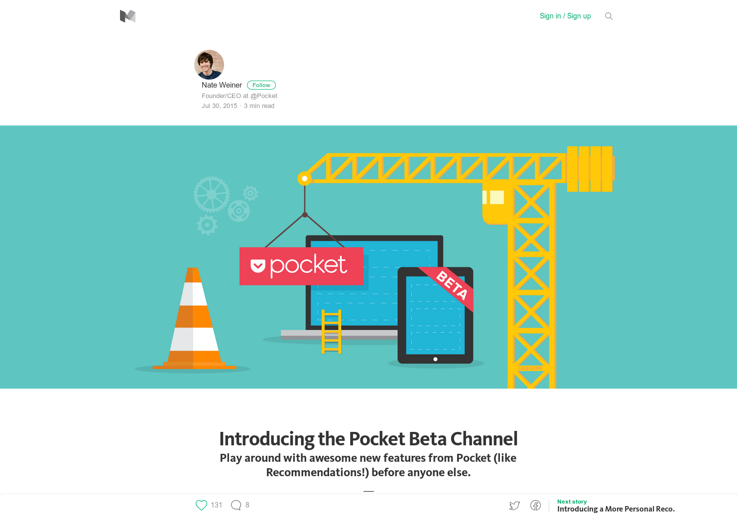 Pocket Beta