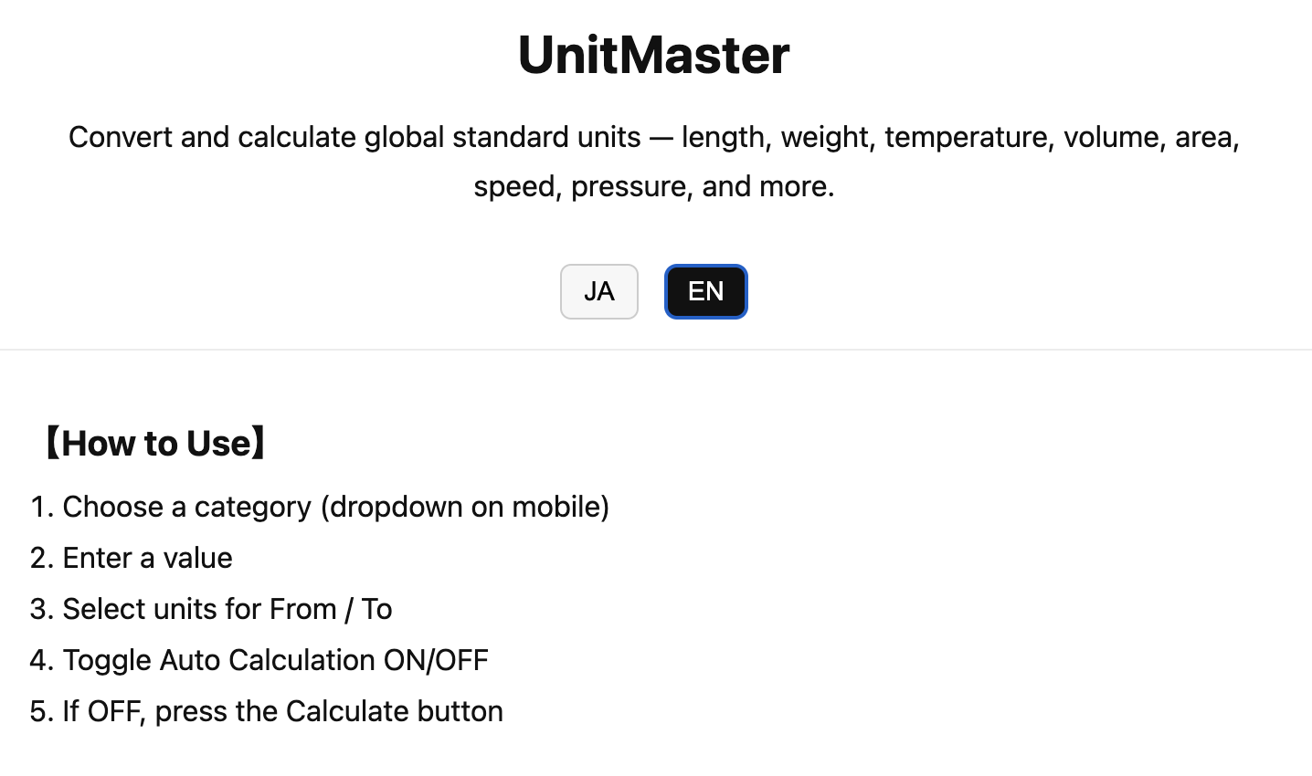 UnitMaster — Global Unit Converter gallery image