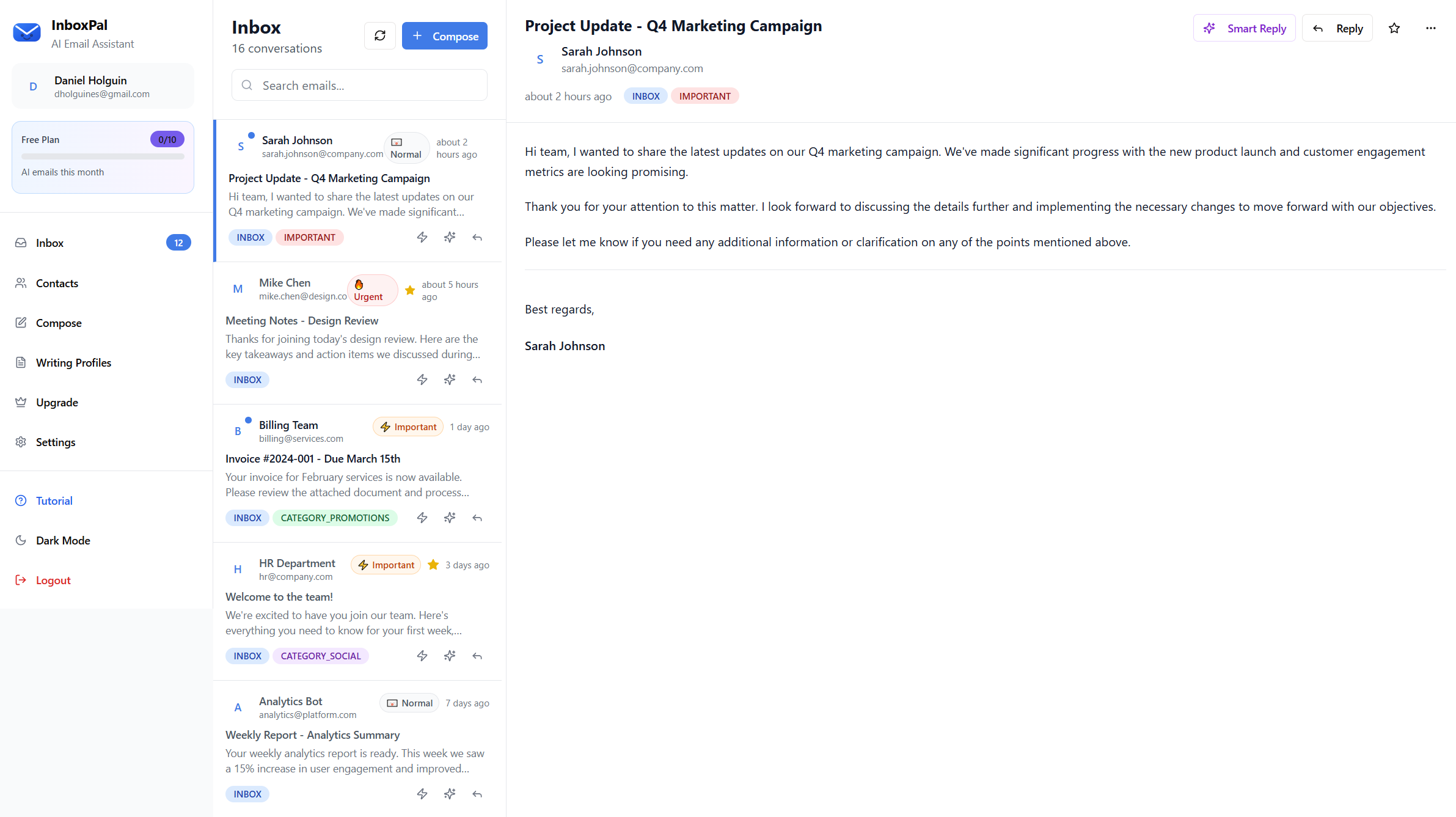 InboxPal screenshot 1