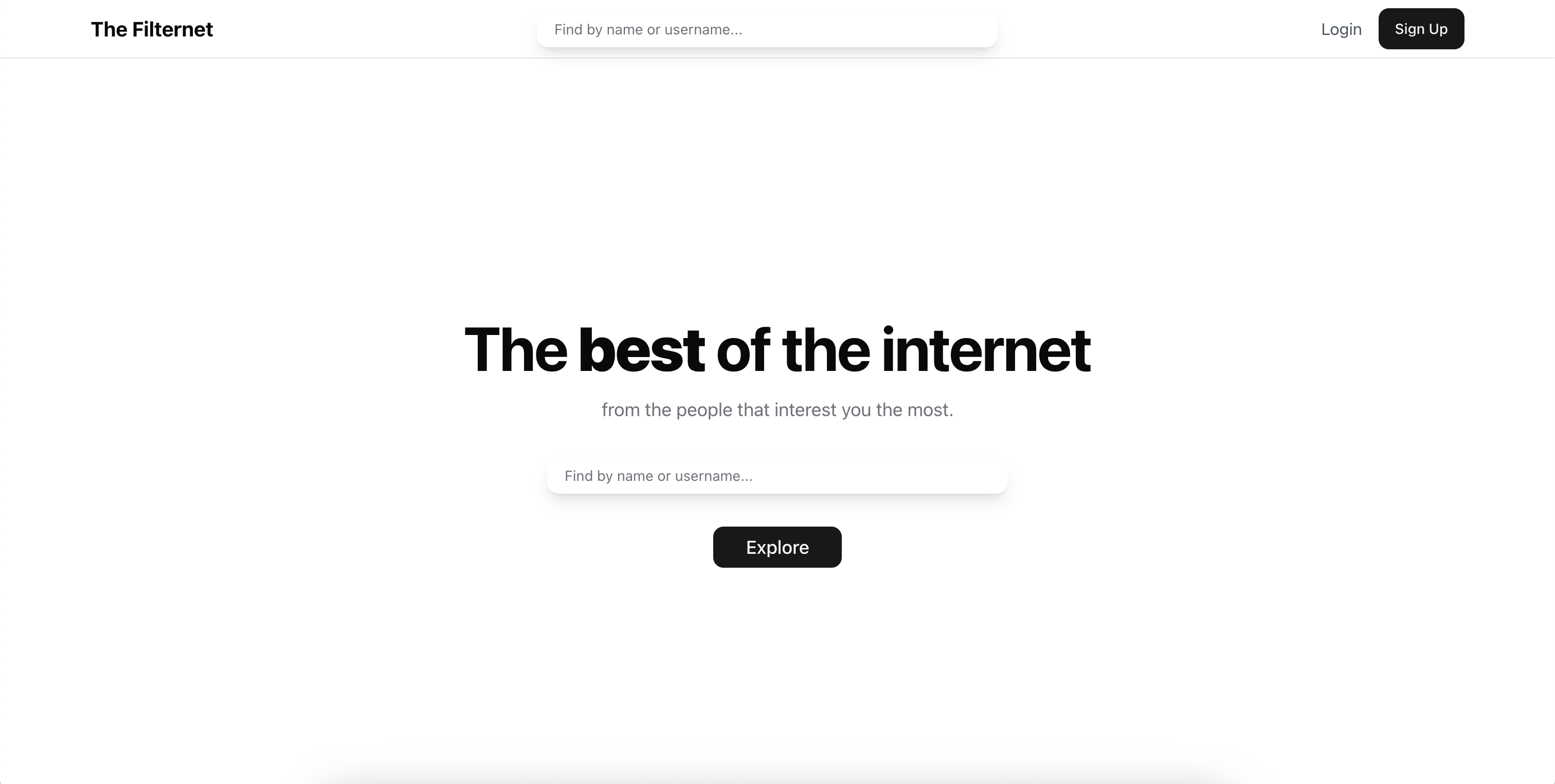 The Filternet