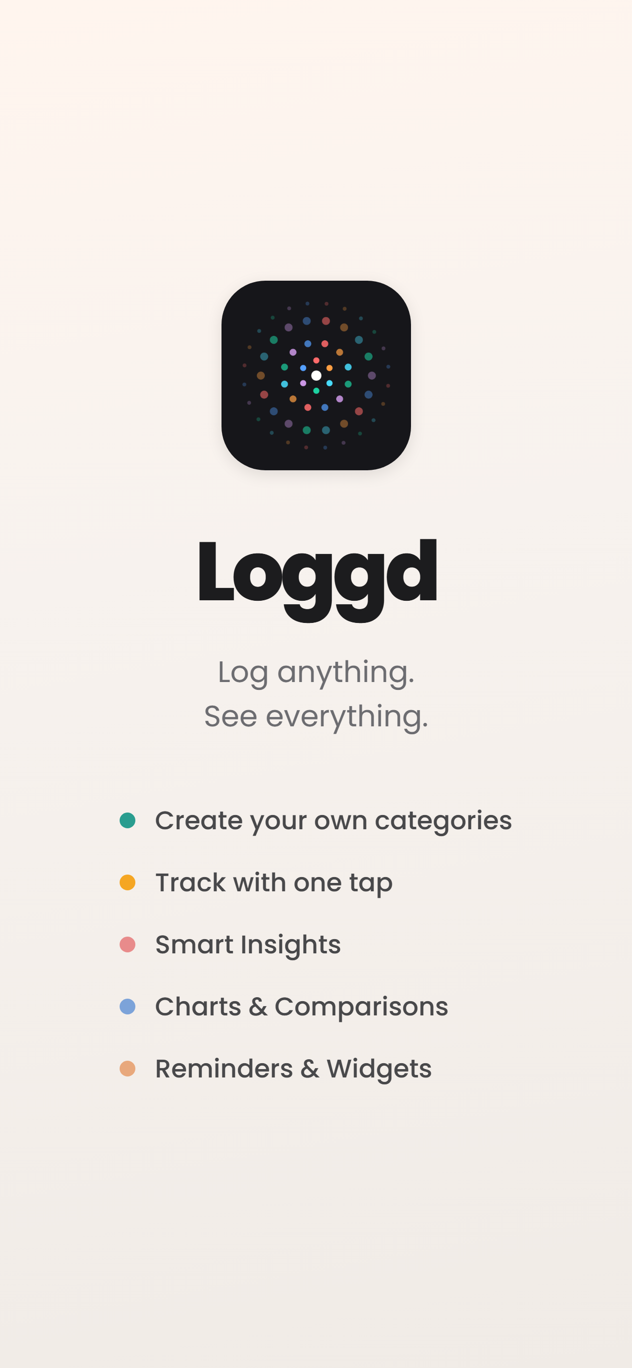 Loggd — Log anything. See everything. gallery image