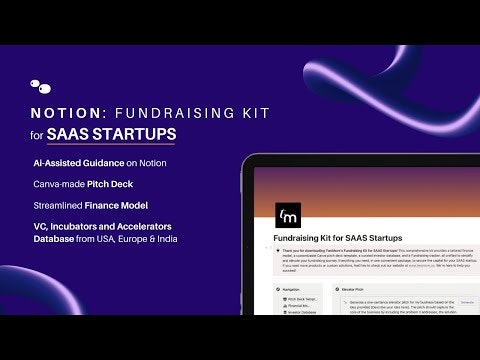 Fundraising Kit for SAAS Startups  gallery image