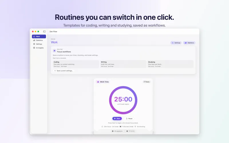 ZenFlow  screenshot 1