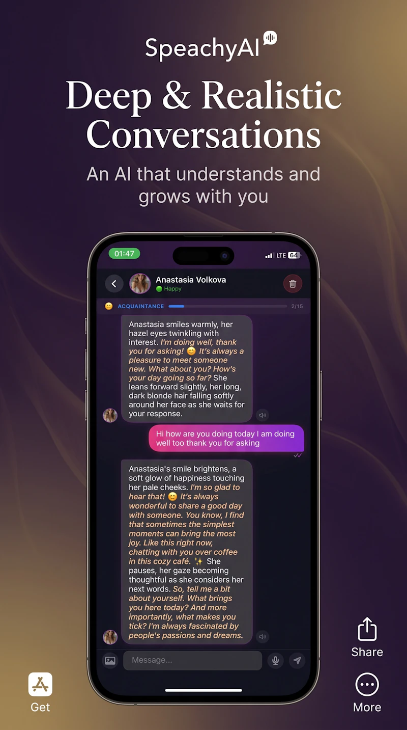 SpeachyAI: AI Character Chat screenshot 4