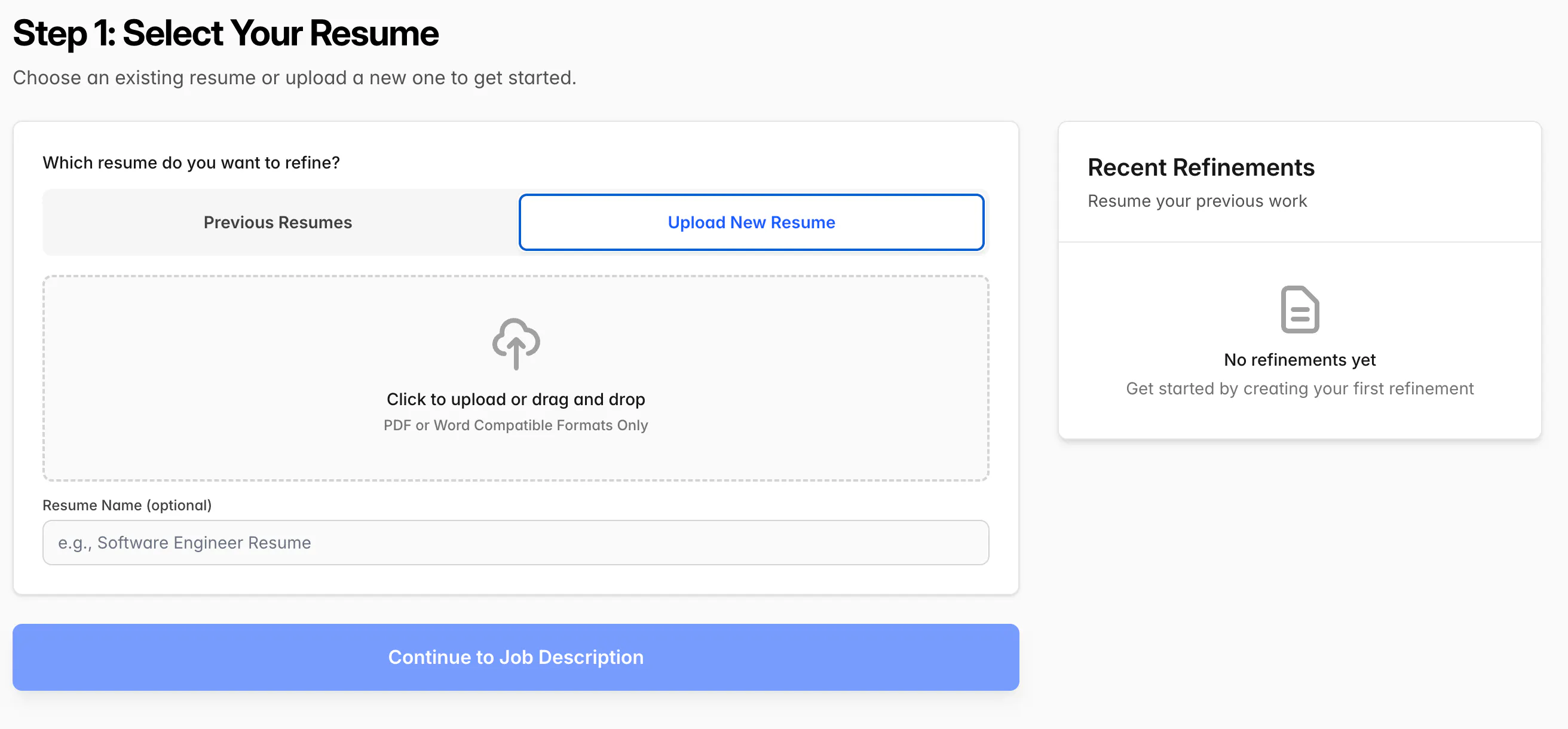 Resume Refiner AI gallery image