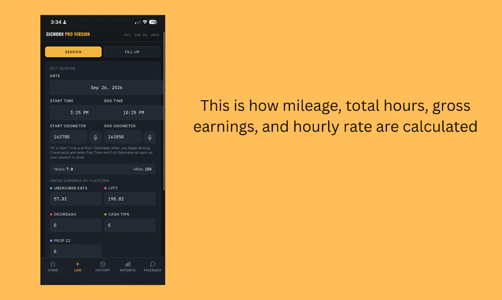 Gigwork Tracker  screenshot 3