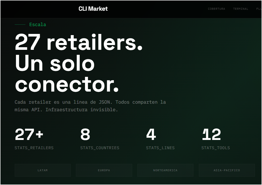 CLI Market — Commerce APIs for AI Agents gallery image