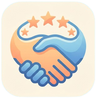 Friendly Review - Product Hunt launch logo and brand identity