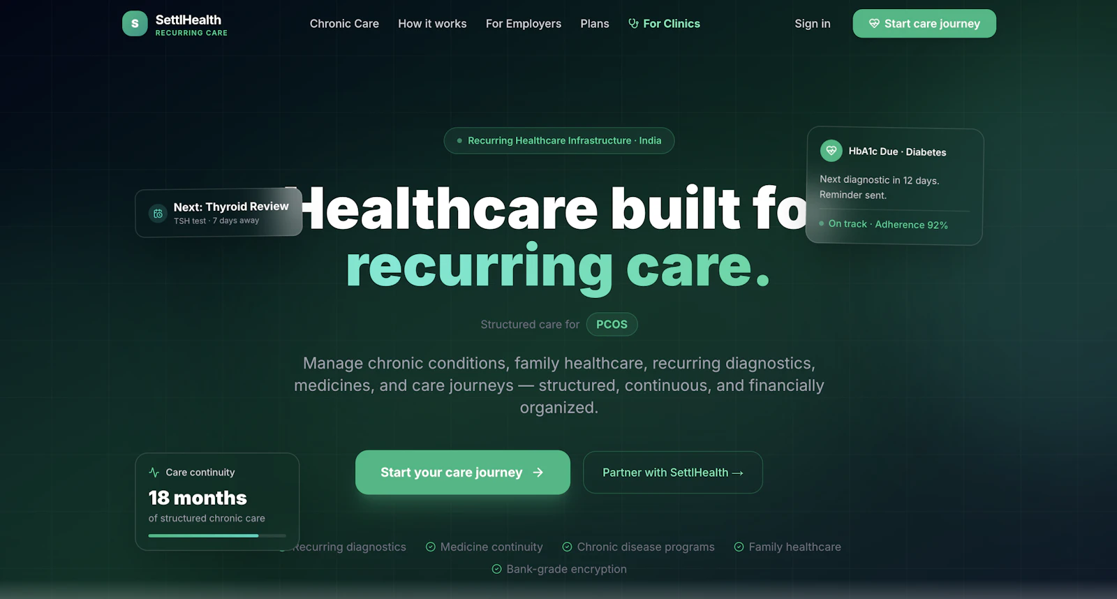Settl Health  screenshot 1