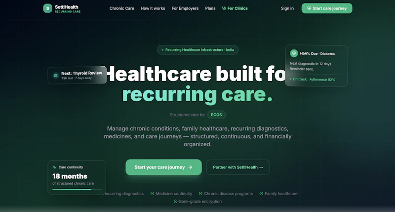 Settl Health  screenshot 1