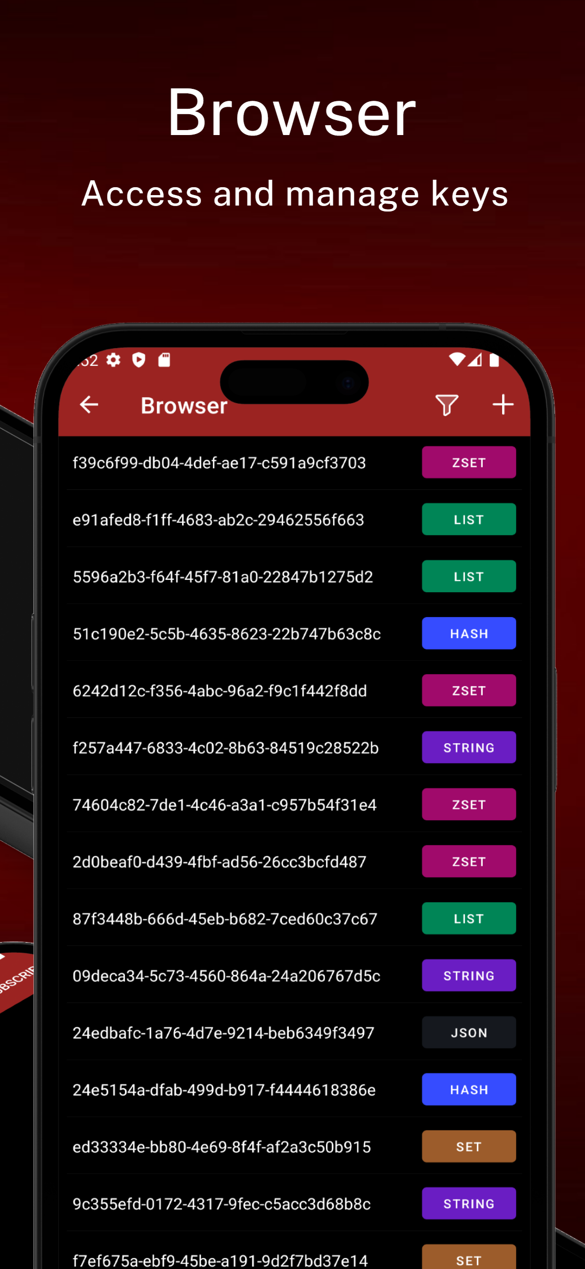 وسائط إعادة - Legacy Redis®* عميل متوافق مع Android 3