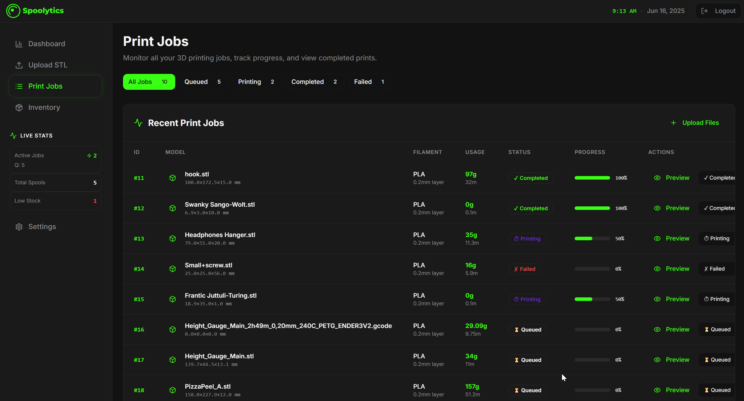 Spoolytics: Smart 3D Filament Management media 3