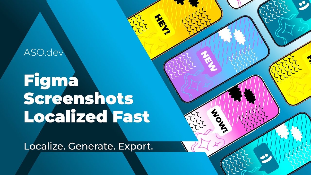 ASO.dev FREE Figma Screenshot Localiser gallery image