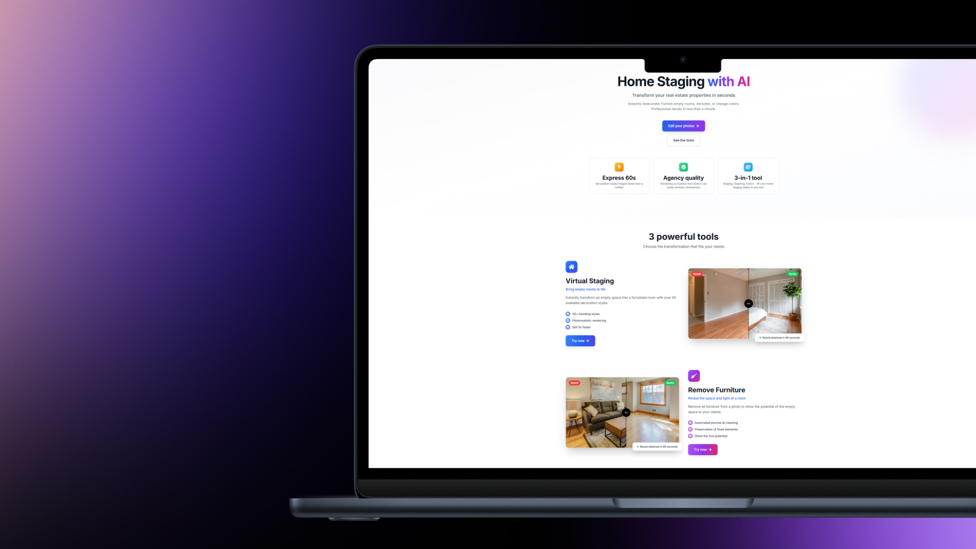 Inoveo3D - Immersive Property Tech - Screenshot 2 showing product features and functionality